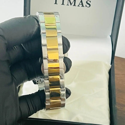 Timas Two Tone Blue Dial Wardesh