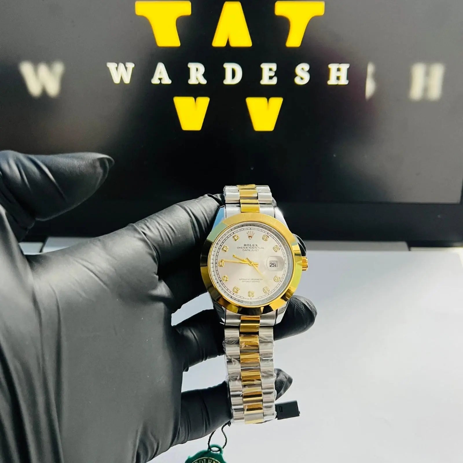 Rolex Datejust Two Tone White Dial Wardesh