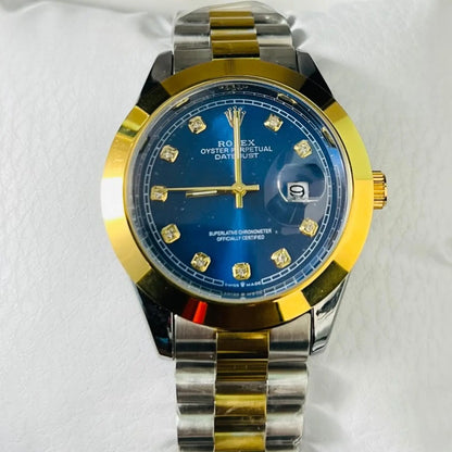 Rolex Datejust Two Tone Blue Dial Wardesh