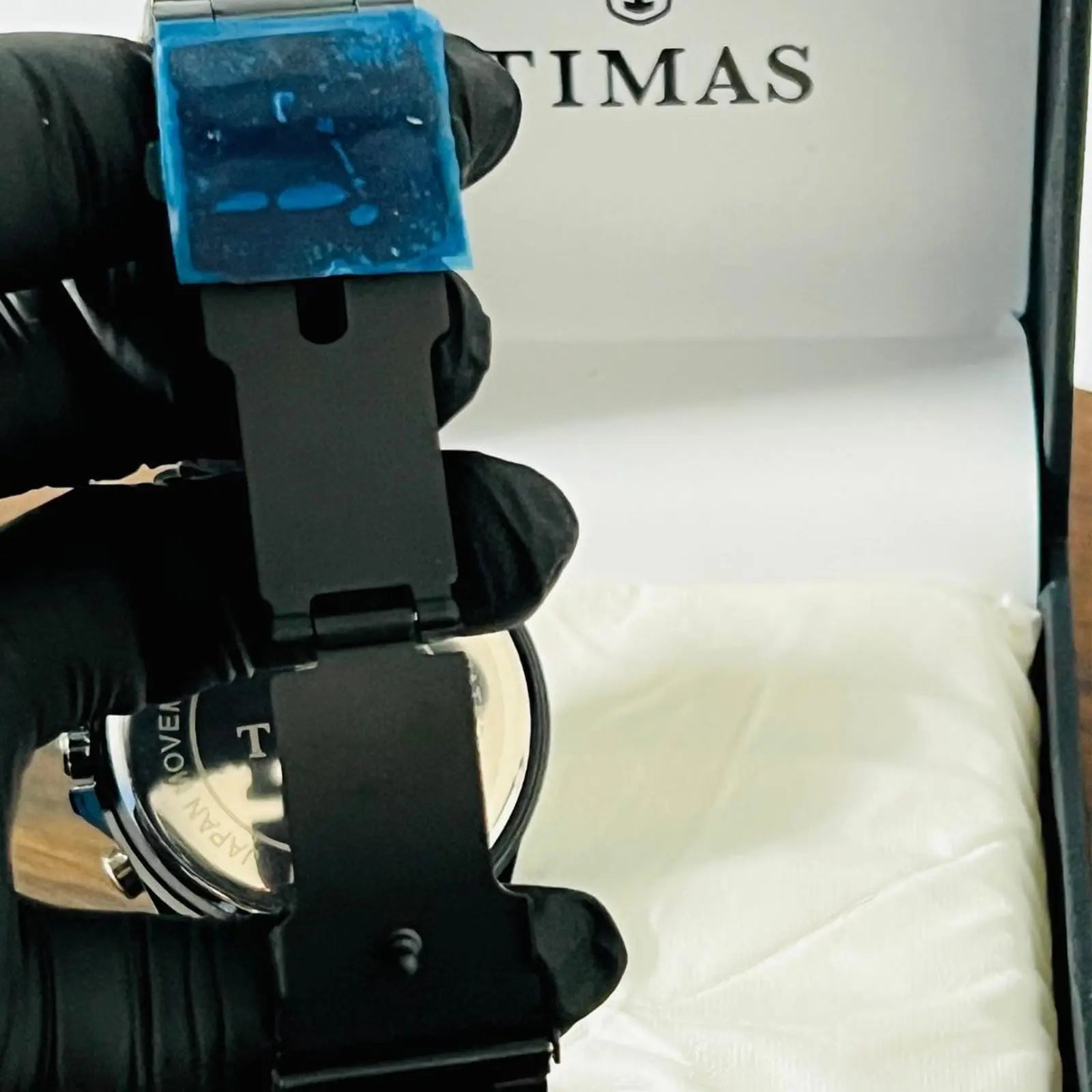 Timas Multidial Metal Black Watch Wardesh