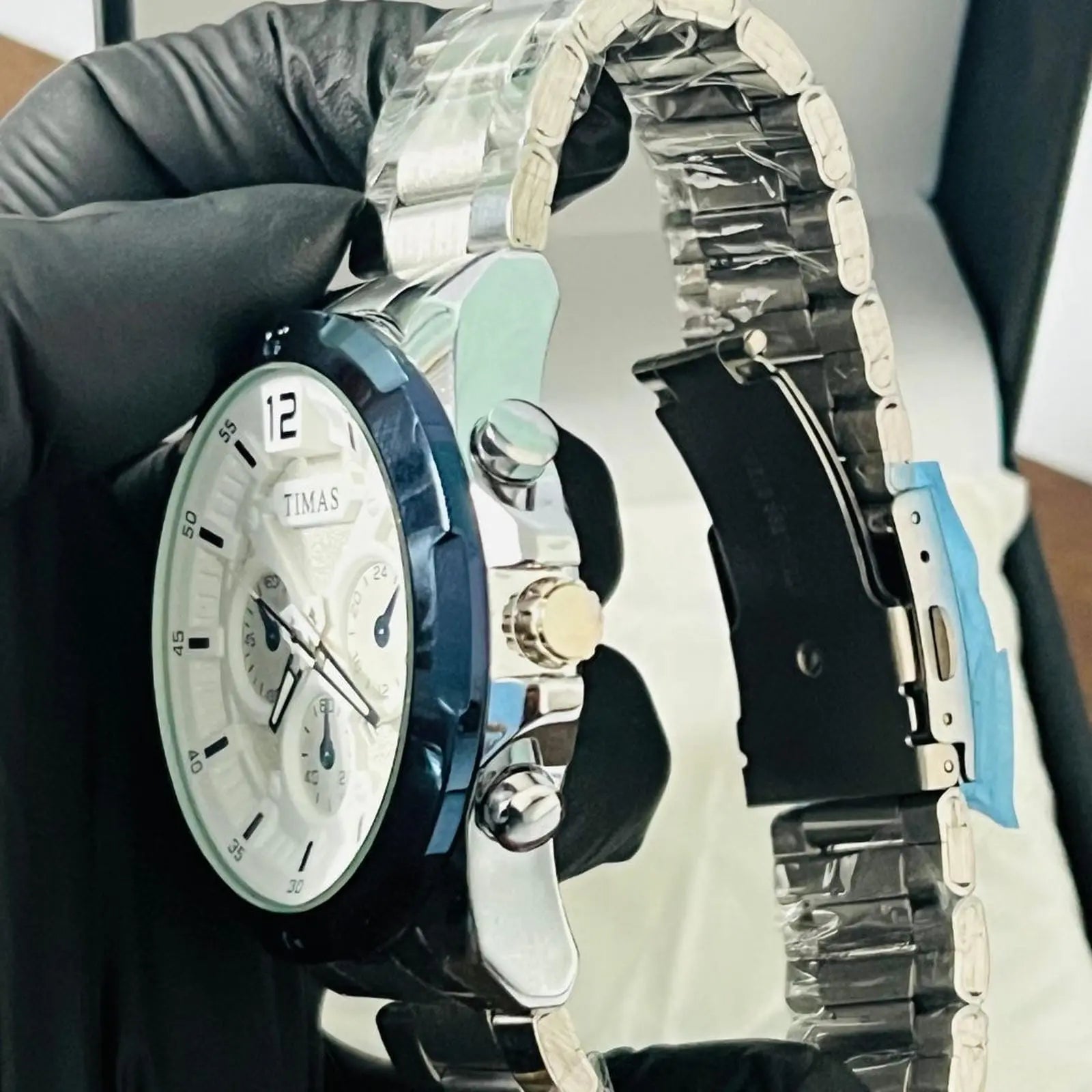 Timas Multidial Metal Silver Watch Wardesh