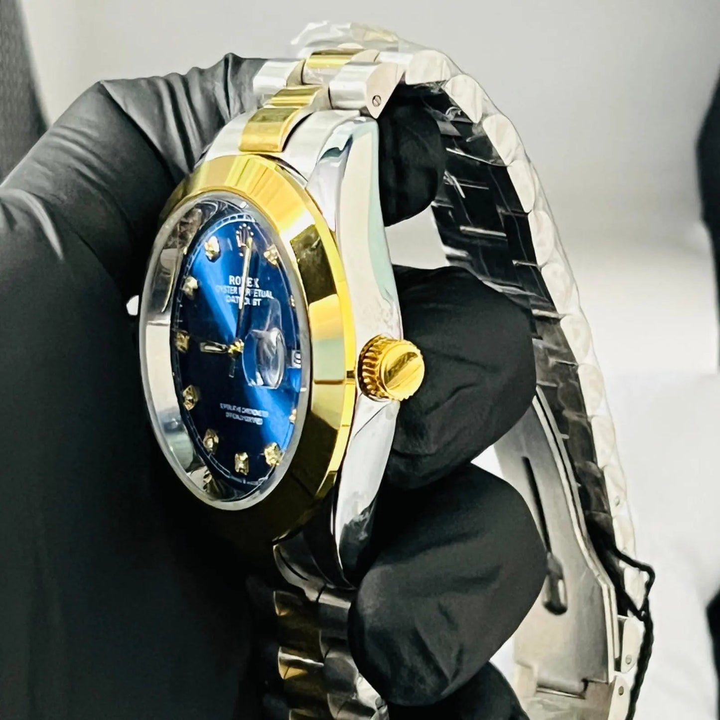 Rolex Datejust Two Tone Blue Dial Wardesh