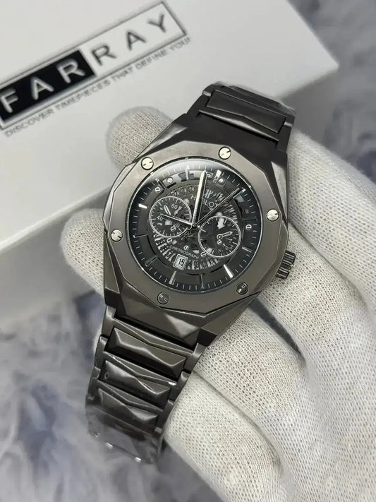 Hublot Diamond Cut Skeleton Watch Wardesh