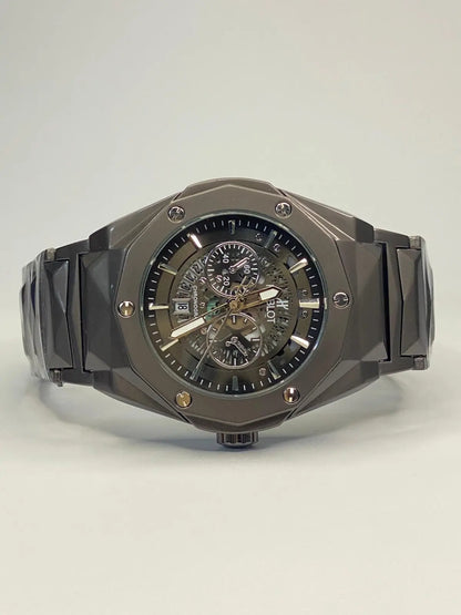 Hublot Diamond Cut Skeleton Watch Wardesh